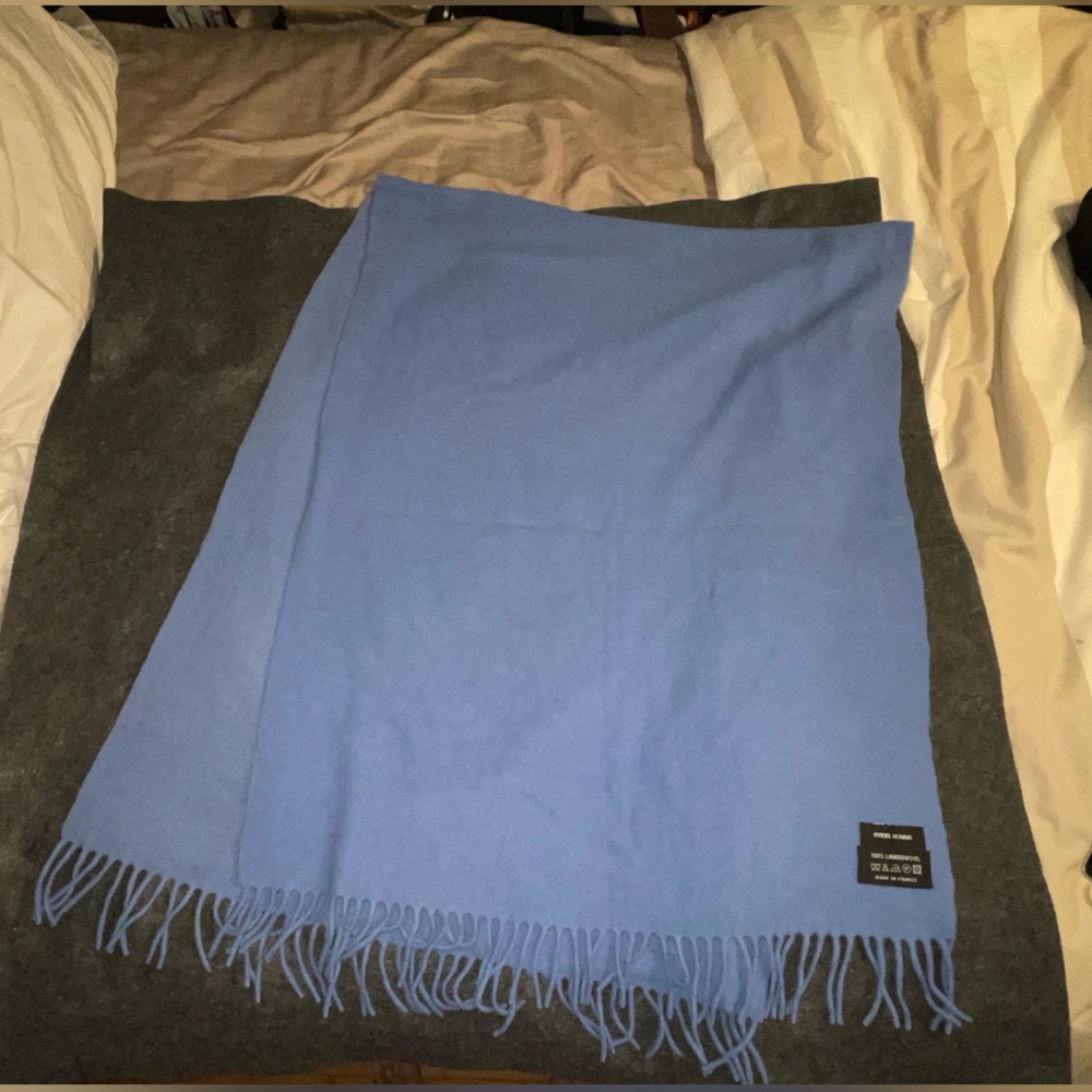 Sonia rykiel homme x wool scarf muffler 100% lamb wool made in France